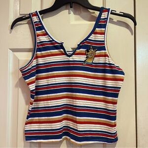 Scooby Doo Hot Topic Stripe Tank Top Size M